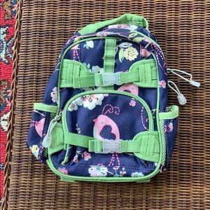 Pottery barn kids preschooler backpack bird print